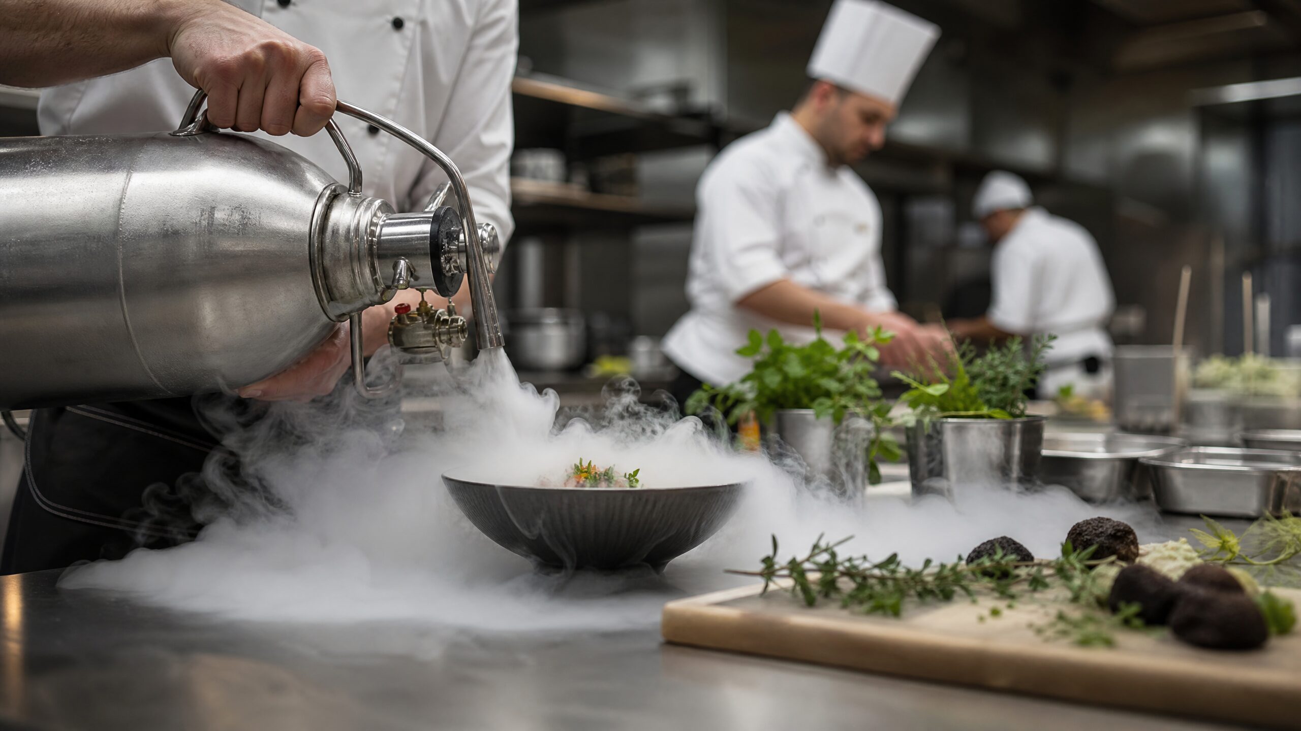 nitrogênio líquido gastronomia Bahia
